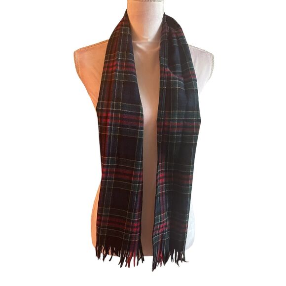 VTG Pendleton 100% Wool Tartan Plaid Scarf Heritage Classic Preppy Holiday - Picture 7 of 13
